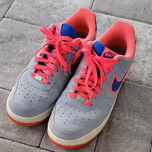 Nike Other - Nike Air Force 1 Low Grey, Royal Blue, Hot Pink March 2012